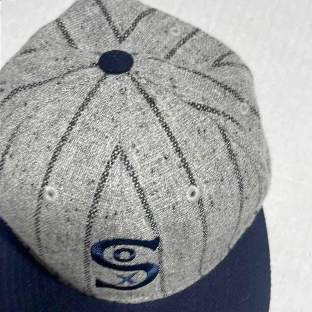 Gray and Blue Sox Cap youth 6 7/8 youth‎